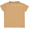 Manu Classic Collar Shirt, Caramel Gingham - Shirts - 3 - thumbnail