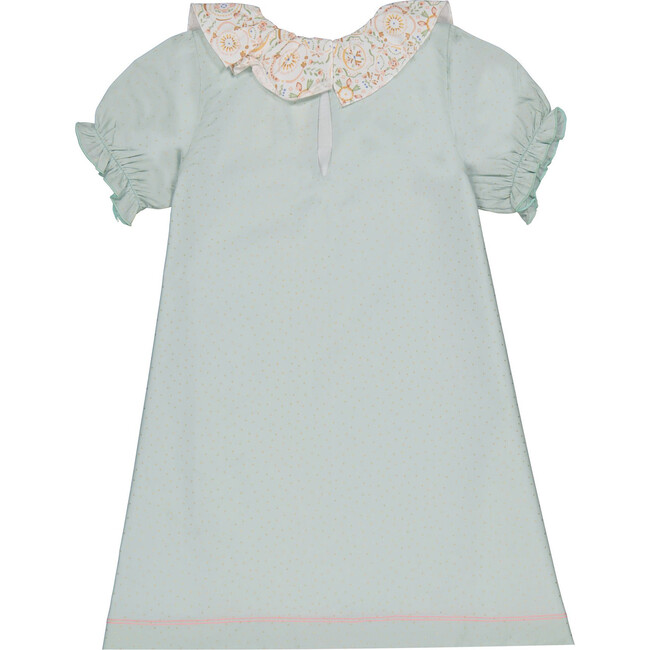 Coco Ruffle Collar Dress, Anis - Dresses - 3