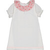 Coco Baby Ruffle Collar Dress, Neige Plumetis - Dresses - 1 - thumbnail