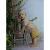 Manu Baby Classic Collar Shirt, Caramel Gingham - Shirts - 2