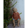 Loris Baby Rolled Cuff Button-Up Shirt, Argile - Shirts - 5