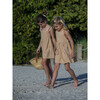 Lara Ruffle Strap Dress, Caramel Gingham - Dresses - 5