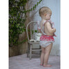 Lili Ruffle Sleeve Cross Back Romper, Dalia Violine - Onesies - 5
