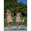 Lara Ruffle Strap Dress, Caramel Gingham - Dresses - 6