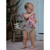 Lili Ruffle Sleeve Cross Back Romper, Dalia Violine - Onesies - 6