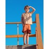 Manu Classic Collar Shirt, Caramel Gingham - Shirts - 6