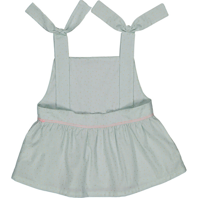 Catherine Baby Tie Shoulder Peplum Blouse, Anis - Blouses - 3