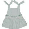 Catherine Baby Tie Shoulder Peplum Blouse, Anis - Blouses - 3
