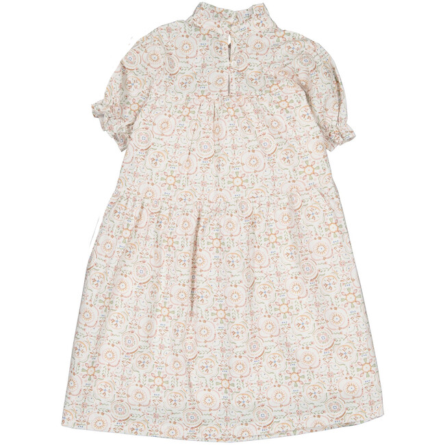Zoe Ruffle Collar All-Over Floral Print Dress, Lemonade - Dresses - 2