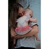 Lili Ruffle Sleeve Cross Back Romper, Dalia Violine - Onesies - 7