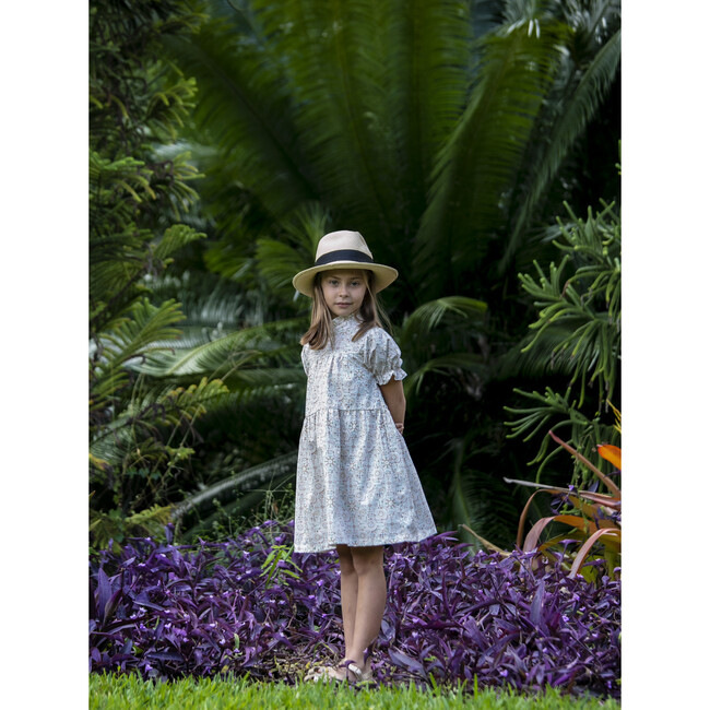 Zoe Ruffle Collar All-Over Floral Print Dress, Lemonade - Dresses - 3