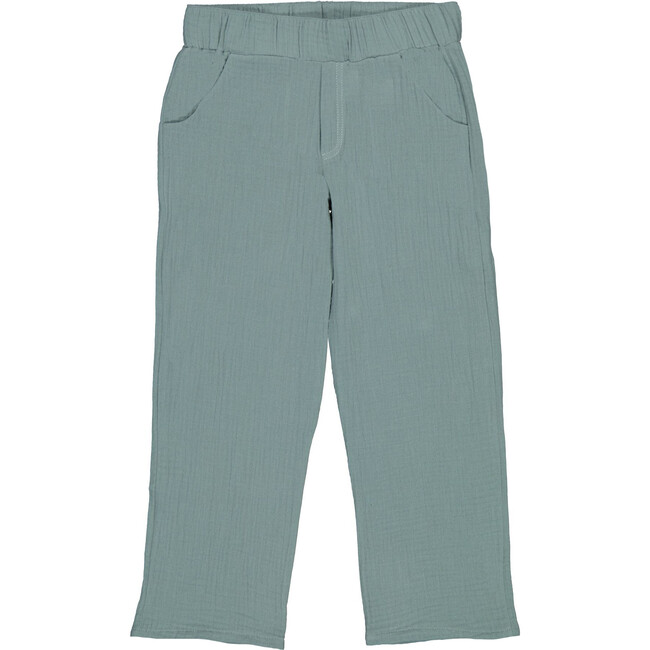 Paul Gender-Neutral Style Pants, Smoke Blue - Pants - 1