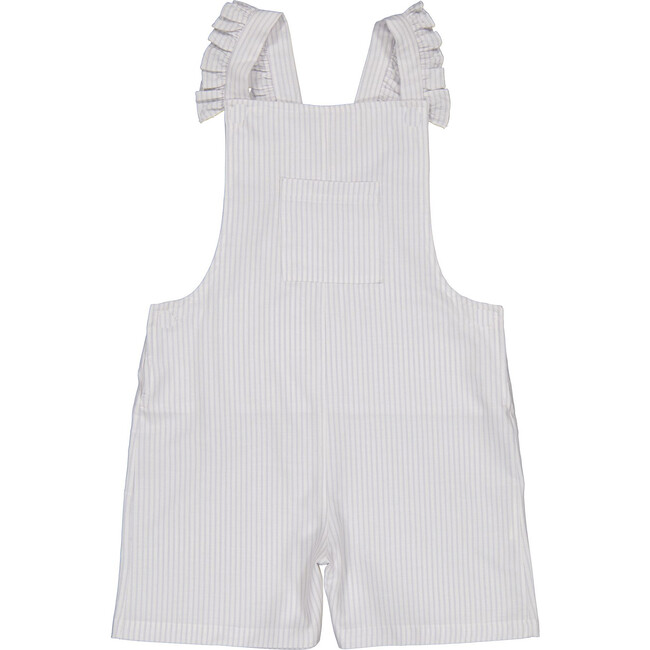 Nathalie Ruffle Strap Playsuit, Storm Stripes - Overalls - 1