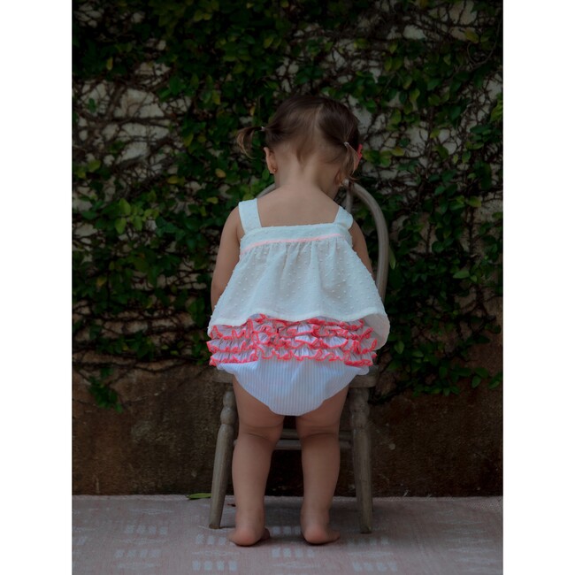 Dan Ruffle Back Waist Bloomer, Storm Stripes - Bloomers - 5