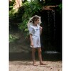 Anael Over-Size Ruffled Collar Blouse, Storm Stripes - Blouses - 7