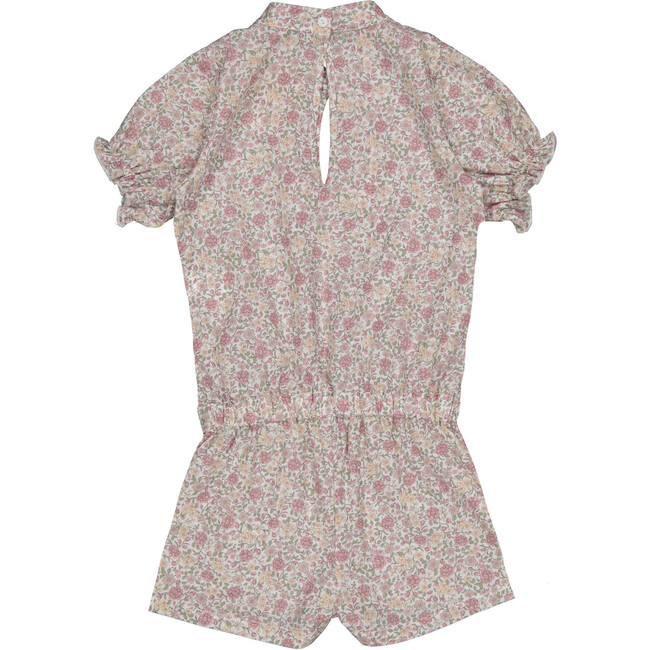 Stephanie Short Puff Sleeve Tassel Tie Jumpsuit, Dalia Violine - Rompers - 3