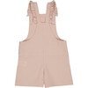 Nathalie Ruffle Strap Playsuit, Peach Gingham - Overalls - 3