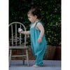 Morgane Ruffle Strap Jumpsuit, Smoke Blue - Rompers - 2