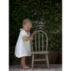 Coco Baby Ruffle Collar Dress, Neige Plumetis - Dresses - 5