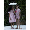 Zoe Ruffle Collar All-Over Floral Print Dress, Dalia Cerise - Dresses - 6 - thumbnail