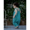 Morgane Ruffle Strap Jumpsuit, Smoke Blue - Rompers - 3