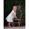 Coco Baby Ruffle Collar Dress, Neige Plumetis - Dresses - 6