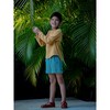 Alain Elastic Waist Organic Shorts, Smoke Blue - Shorts - 4