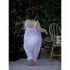 Morgane Ruffle Strap Jumpsuit, Chantilly Plumetis - Rompers - 3