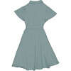 Women's Magali Retro Flattering Cut Dress, Smoke Blue - Dresses - 2