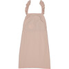 Women's Lara Ruffle Strap Open-Back Dress, Peach Gingham - Dresses - 1 - thumbnail