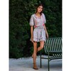 Women's Cecile Pleated Sleeve Blouse, Dalia Violine - Blouses - 6