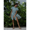 Women's Magali Retro Flattering Cut Dress, Smoke Blue - Dresses - 8