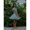 Women's Magali Retro Flattering Cut Dress, Smoke Blue - Dresses - 9