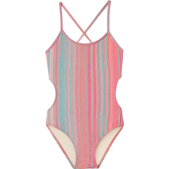 Newport Stripe Ayah Cut Out One Piece