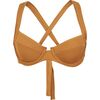 Women's Gold Pearl Perla Halter Swimsuit - Two Pieces - 1 - thumbnail