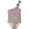Paisley Coast One Shoulder Bow One Piece - One Pieces - 1 - thumbnail