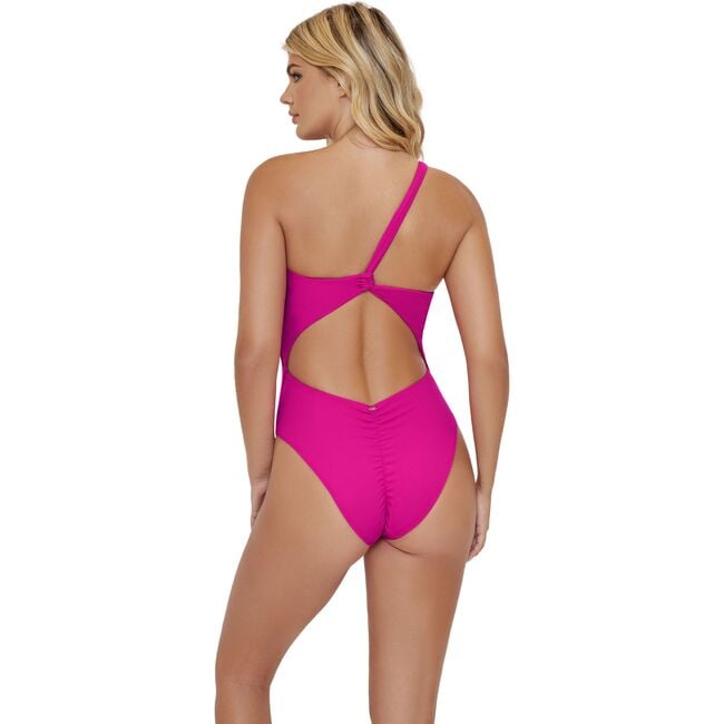 Women's Pink Lady Grace One Piece  Swimsuit - Two Pieces - 3