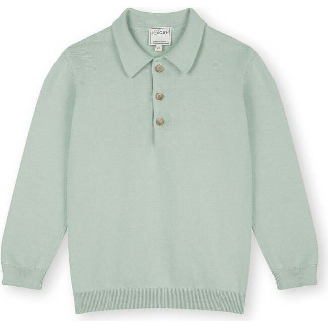 Polo Sweater, Pale Green