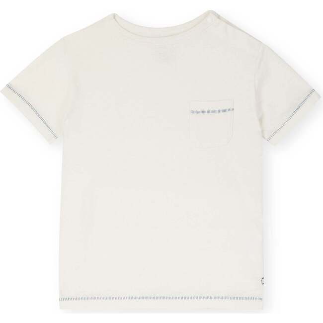 Linen Cotton T-Shirt, Off White