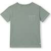 Linen Cotton T-Shirt, Gray Green - T-Shirts - 1 - thumbnail