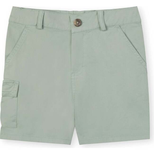 Cargo Shorts, Gray Green - Shorts - 1