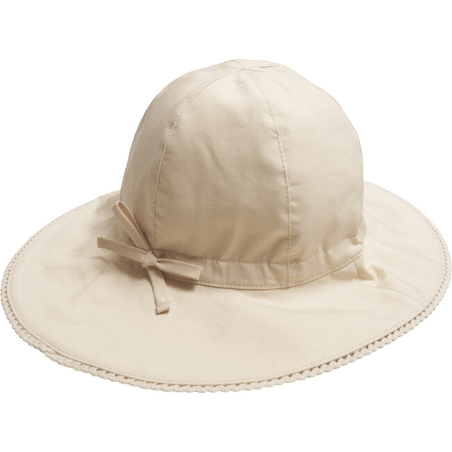 Yvonne Wide Brim Summer Hat, Off-White