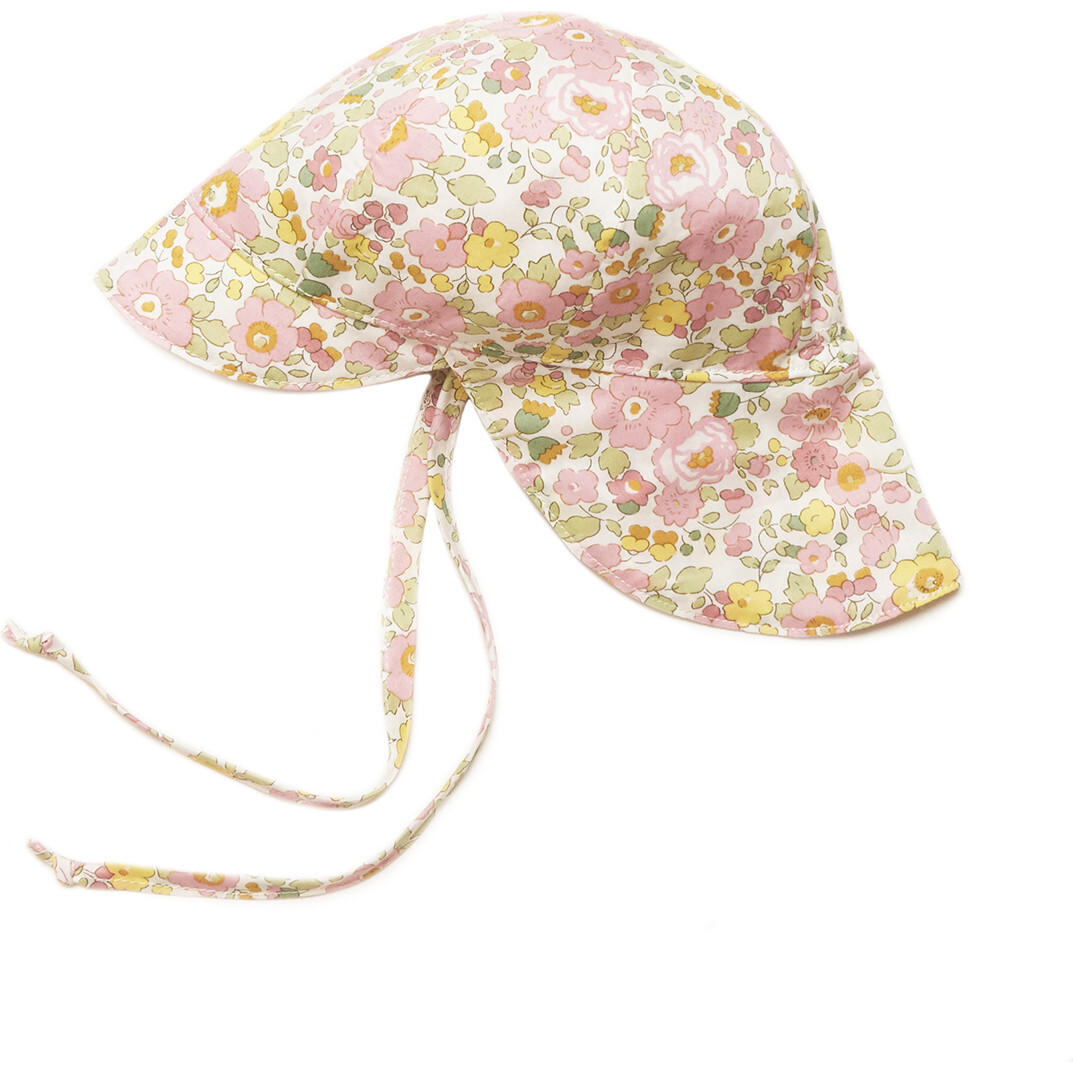 Safari Neck Brim Chin Tie Sun Hat, Liberty Betsy Ann - Hats - 1