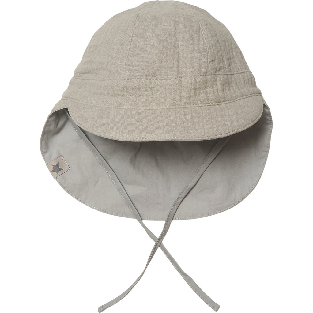 Safari Muslin 2-In-1 Reversible Sun Hat, Sky - Hats - 1