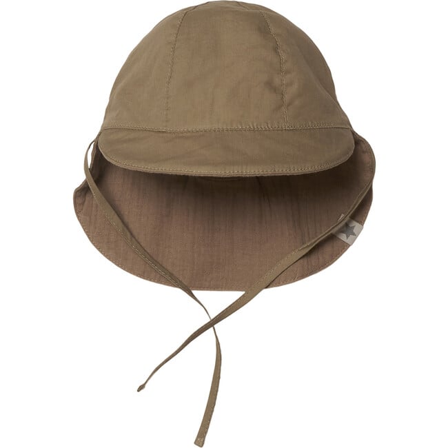 Safari Muslin 2-In-1 Reversible Sun Hat, Nougat - Hats - 2