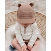 Safari Muslin 2-In-1 Reversible Sun Hat With Ears, Nougat - Hats - 2