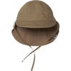 Safari Muslin 2-In-1 Reversible Sun Hat With Ears, Nougat - Hats - 3