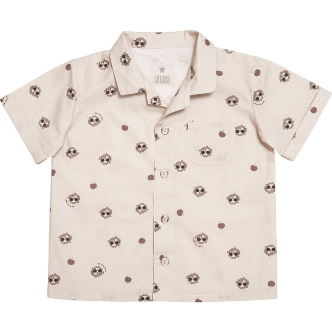 Button-Up Summer Print Shirt, Dream Lions