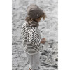 O-Neck Cotton Sweater, Cream And Mole - Sweaters - 2
