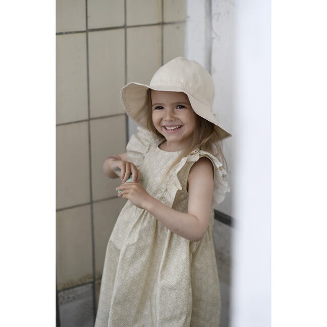 Yvonne Wide Brim Summer Hat, Off-White - Hats - 3